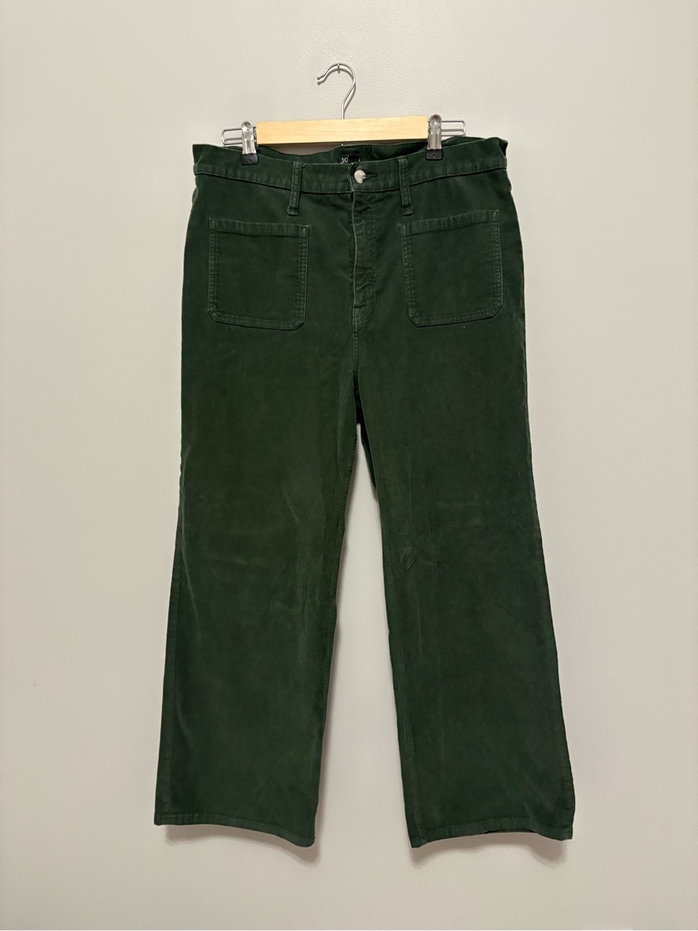 J. Crew Forest Green Wide-Leg Pants